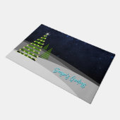 Die Grüße der Saison Fußmatte (Schrägansicht)