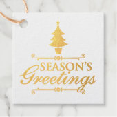 Die Grüße der Saison Geschenkanhänger (Vorderseite)