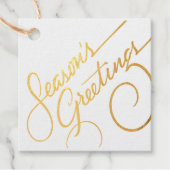 Die Grüße der Saison Geschenkanhänger (Vorderseite)