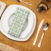 Die Grüße der Saison Gingham Weihnachten Geschirrtuch