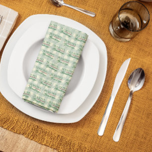 Die Grüße der Saison Gingham Weihnachten Geschirrtuch