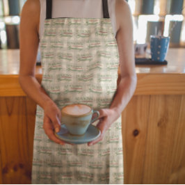 Die Grüße der Saison Gingham Weihnachten Schürze