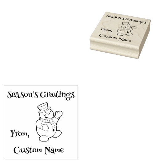 Die Grüße der Saison Gummistempel (Stempel)