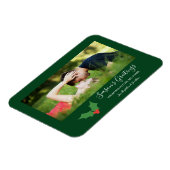 Die Grüße der Saison Holly Verlobt Couple Magnet (Linke Seite)