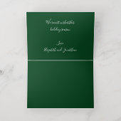 Die Grüße der Saison Holly Verlobten Paar Foto (Innen Mitte)