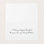 Die Grüße der Saison - Indischer Vogel (Innenseite Aufgefaltet)