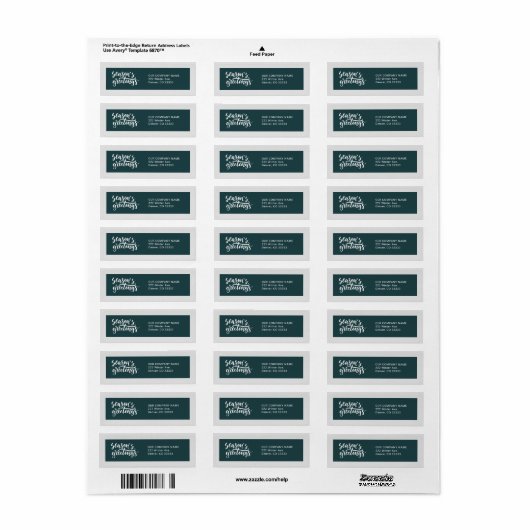 Die Grüße der Saison Jäger Grünes Weißes Geschäft (Vorne)