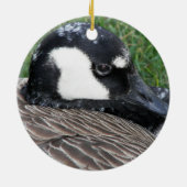 Die Grüße der Saison Kanada Goose Holiday Keramikornament (Hinten)