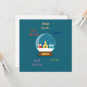 Die Grüße der Saison Karte (Vorderseite/Rückseite Beispiel)