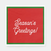 Die Grüße der Saison Napkins Serviette (Vorderseite)