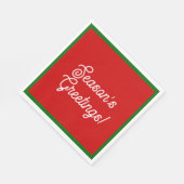 Die Grüße der Saison Napkins Serviette (Ecke)