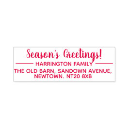 Die Grüße der Saison Permastempel