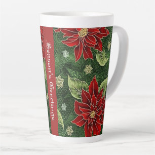 Die Grüße der Saison Poinsettia Milchtasse
