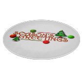 Die Grüße der Saison Schneidebrett (Ecke)