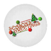 Die Grüße der Saison Schneidebrett (Vorderseite)