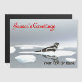 Die Grüße der Saison - Siegel von Band Magnetkarte (Vorne/Hinten)