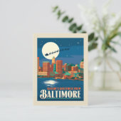 Die Grüße der Saison von Baltimore Postkarte (Stehend Vorderseite)