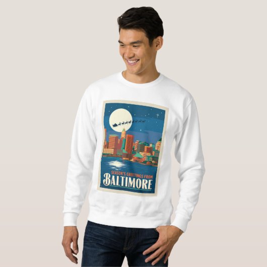 Die Grüße der Saison von Baltimore Sweatshirt (Vorne ganz)