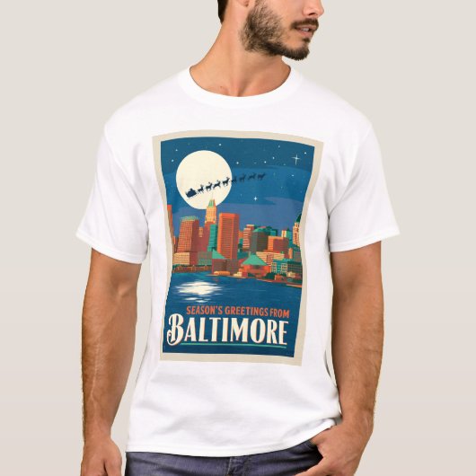 Die Grüße der Saison von Baltimore T-Shirt (Vorderseite)