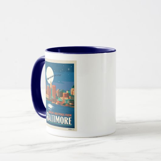 Die Grüße der Saison von Baltimore Tasse (Vorderseite Links)