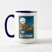 Die Grüße der Saison von Baltimore Tasse (Links)