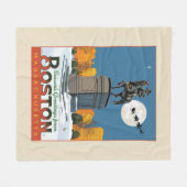 Die Grüße der Saison von Boston Common! Fleecedecke (Vorderseite (Horizontal))