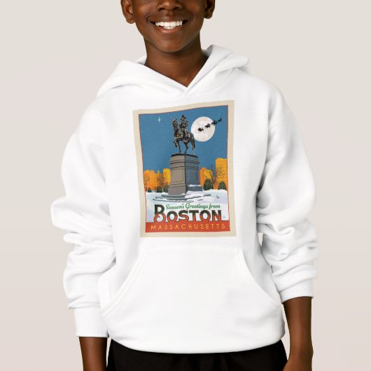 Die Grüße der Saison von Boston Common! Hoodie (Vorderseite)