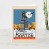 Die Grüße der Saison von Boston Common! Karte (Vorderseite)