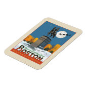 Die Grüße der Saison von Boston Common! Magnet (Linke Seite)