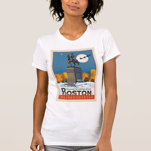 Die Grüße der Saison von Boston Common! T-Shirt (Vorderseite)