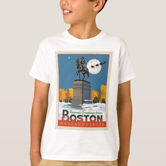 Die Grüße der Saison von Boston Common! T-Shirt (Vorderseite)