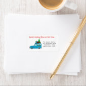 Die Grüße der Saison von der neuen Zuhause Adressaufkleber (Insitu)