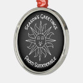 Die Grüße der Saison von Summerisle Folk Horror Ornament Aus Metall (Links)