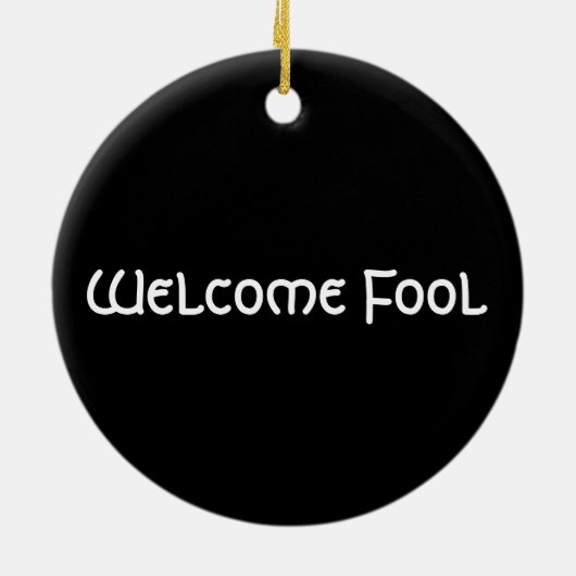 Die Grüße der Saison von Summerisle Keramik Ornament (Hinten)