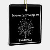 Die Grüße der Saison von Summerisle Wicker Man Keramikornament (Rechts)