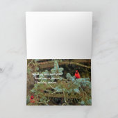 Die Grüße der Saison! Weihnachtskarten Feiertagskarte (Innenseite)