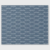 Die Grüße der Saison Weißstars Wrapping Paper Geschenkpapier (Flach)