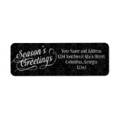 Die Grüße der Schwarz-Weiß-Damaskus-Saison (Vorne)