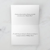 Die Grüße der südwestlichen Jahreszeit Feiertagskarte (Innenseite)