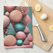 Die Grüße der süßen Jahreszeit Geschirrtuch (Viertel Falte)