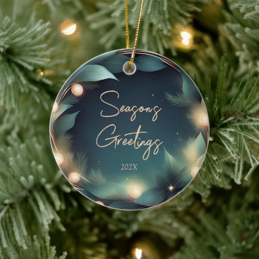 Die Grüße der Unternehmenssaison Keramik Ornament (Baum)