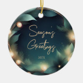 Die Grüße der Unternehmenssaison Keramik Ornament (Vorne)