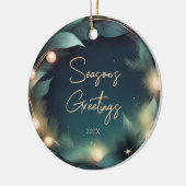 Die Grüße der Unternehmenssaison Keramik Ornament (Links)