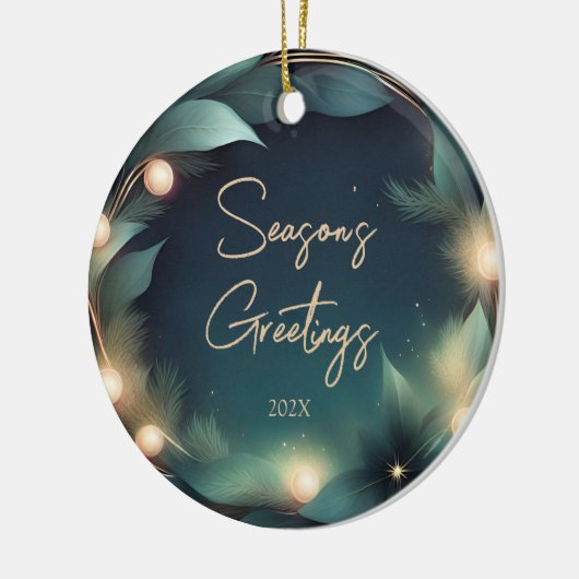 Die Grüße der Unternehmenssaison Keramik Ornament (Links)