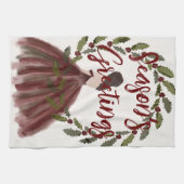 Die Grüße der Wasserfarbensaison Geschirrtuch (Horizontal)