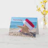 Die Grüße der Weihnachtszeit Karte (Gelbe Blume)