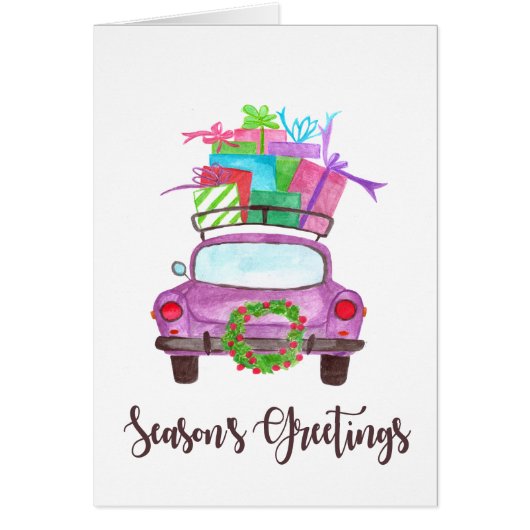Die Grüße des klassischen Autos in der Saison (Vorne)