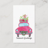 Die Grüße des klassischen Autos in der Saison Begleitkarte (Vorderseite)