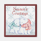 Die Grüße Eisbären der Saison Magnet (Vorne)