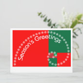 Die Grüße Fibonacci-Jahreszeit Feiertagskarte (Stehend Vorderseite)